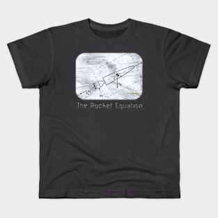 The Rocket Equation from Real Physics Kids T-Shirt